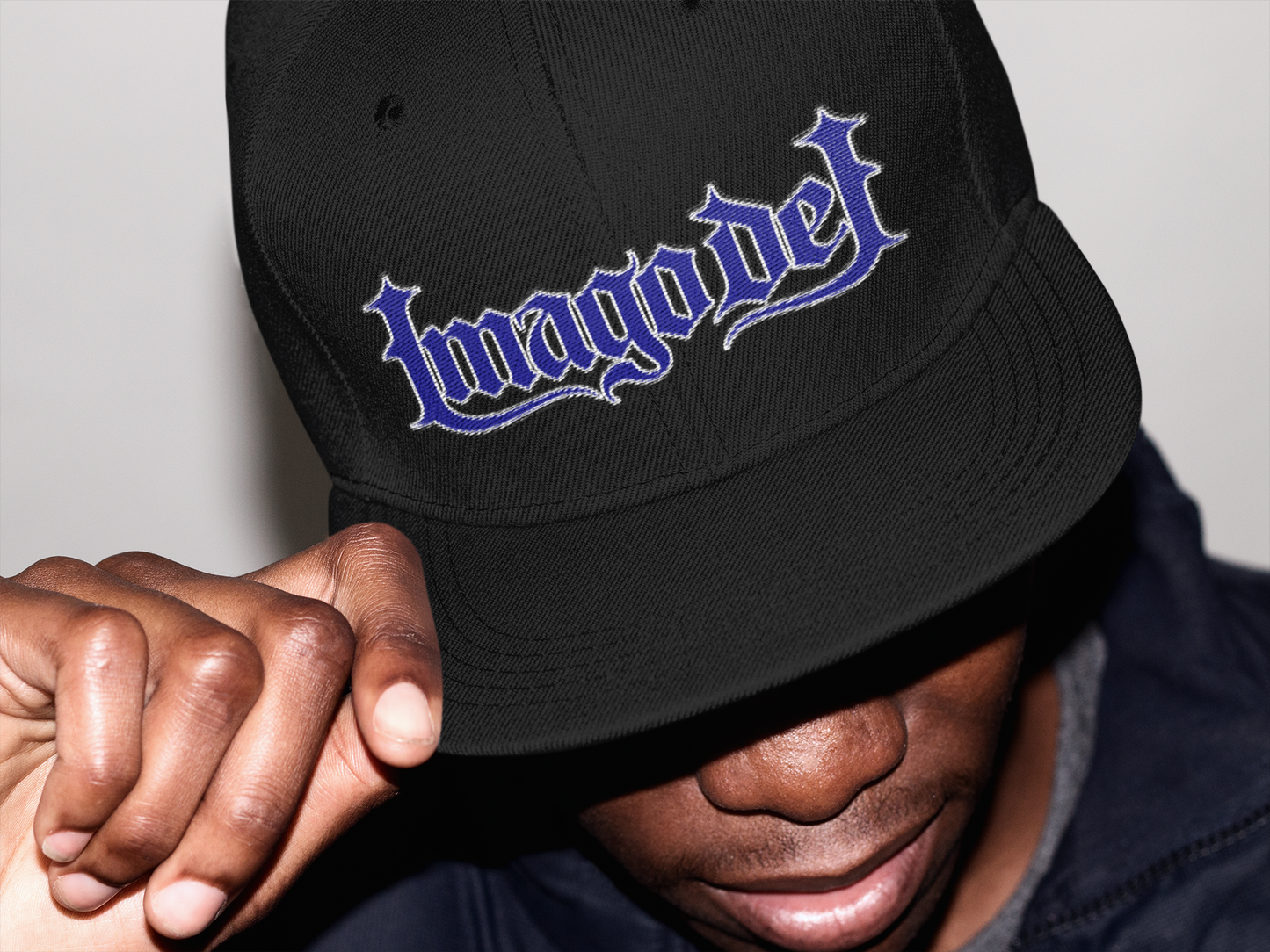 Image Of God Imago Dei Snapback Hat: Christian Gothic Embroidered Cap