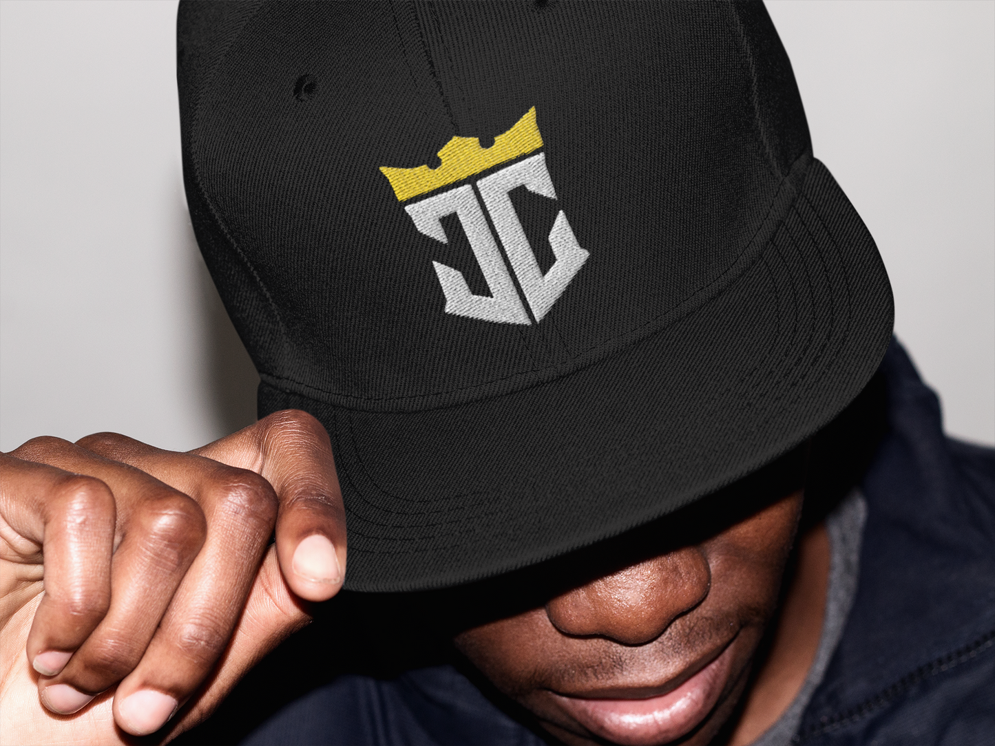 Jesus Is King Christian Snapback Hat 3D Puff Embroidery Faith Based Cap Gift for Believers