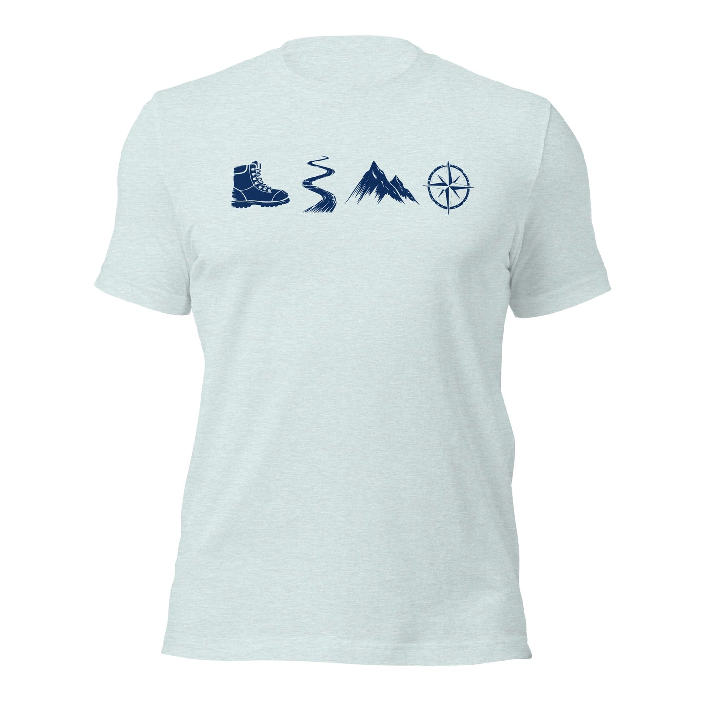 A Day Well Spent Hiking, Outdoorsman's Graphic T-shirt - Inken Image