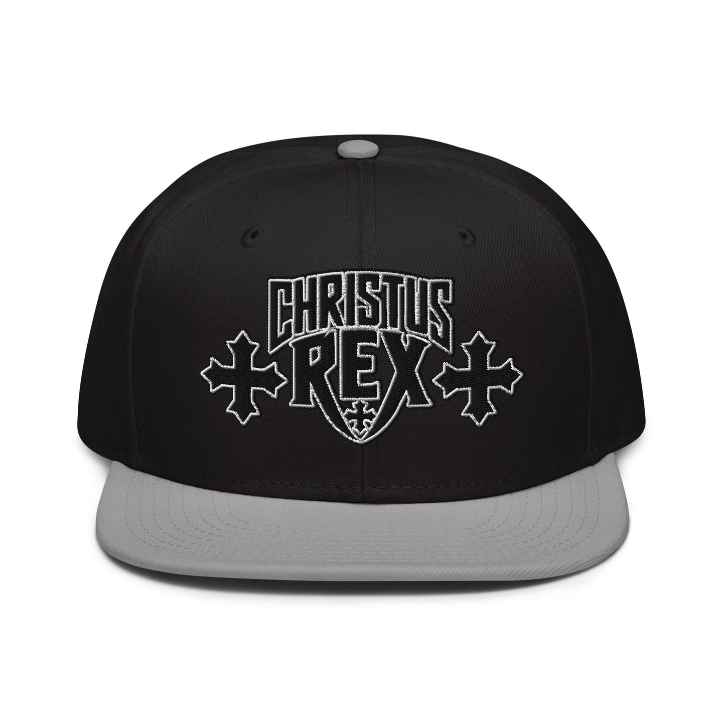 Christus Rex Flat Stitch Snapback - Inken Image