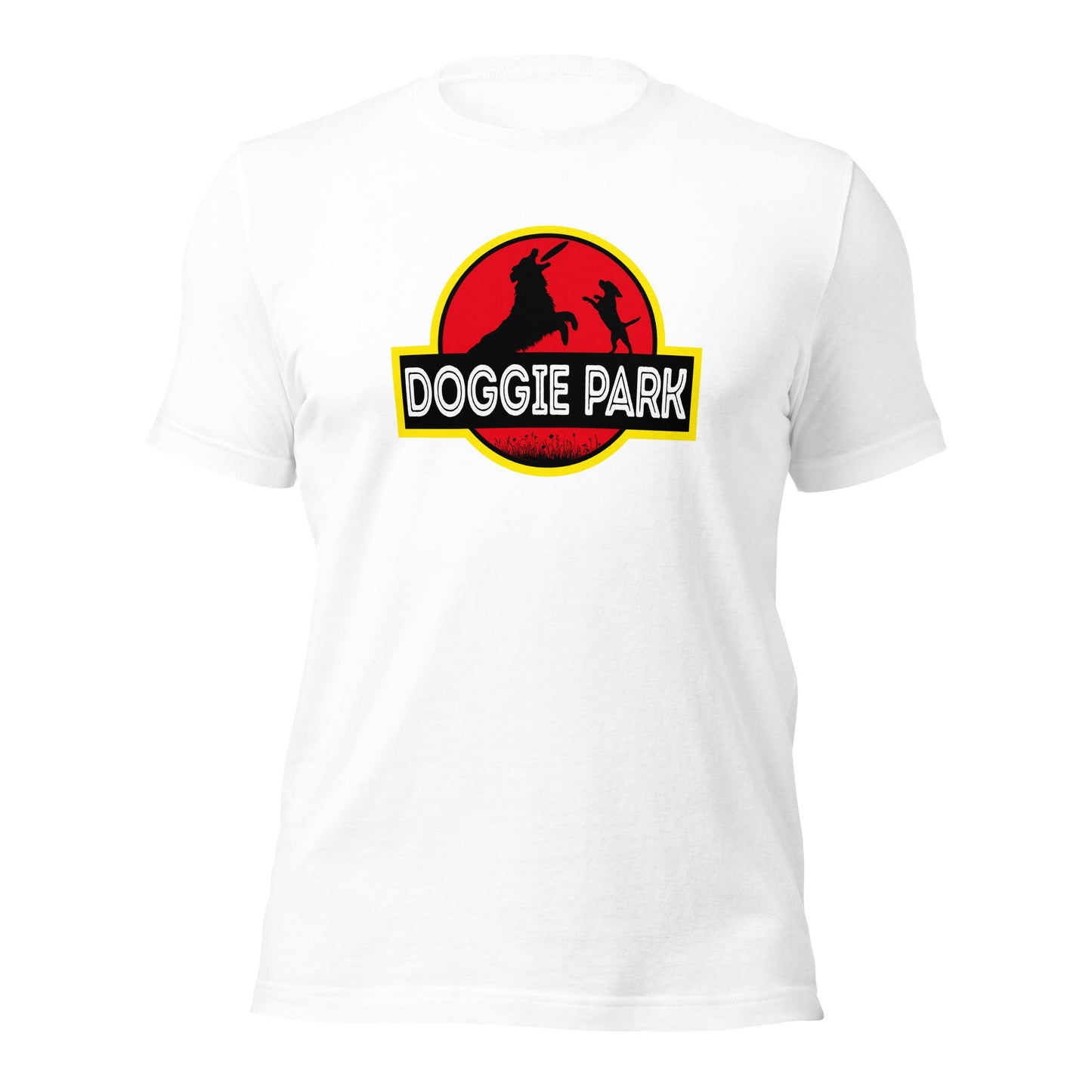 Doggie Park Jurassic Parody Pet Parent T-Shirt - Inken Image
