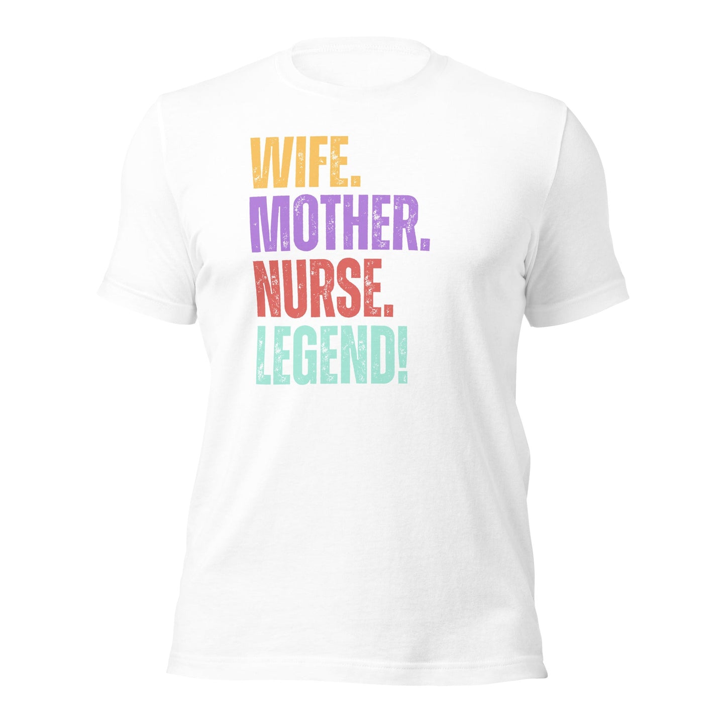 Funny Nurse Mom Shirt RN Wife Legend Graphic Gift Tee Gift - Inken Image
