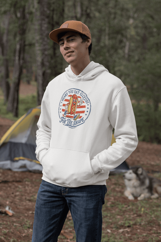 Glizzies For the Shape Hoodie Funny 4th of July BBQ Sweatshirt - Inken Image