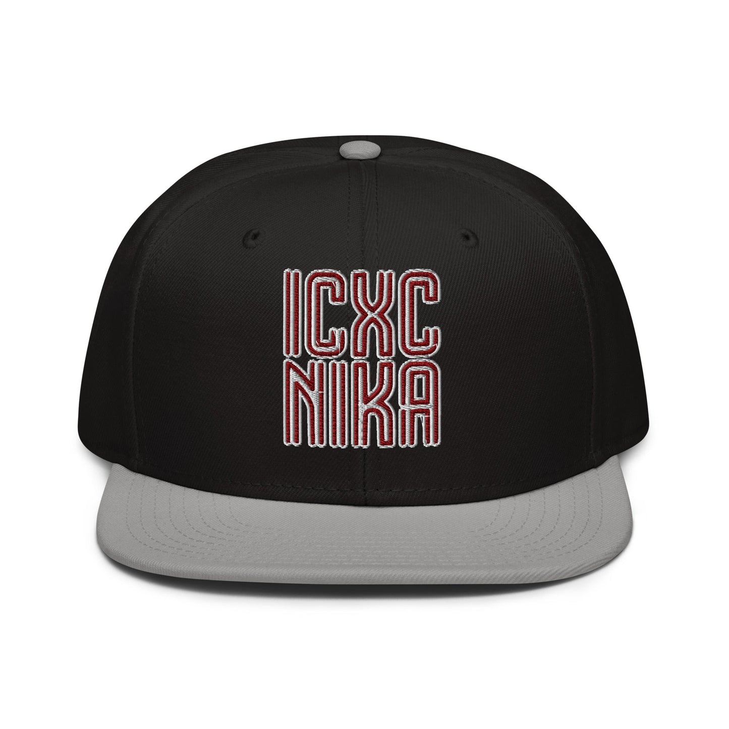 ICXC NIKA, Jesus Christ Victorious, Christian Flat Embroidered Snapback Hat - Inken Image