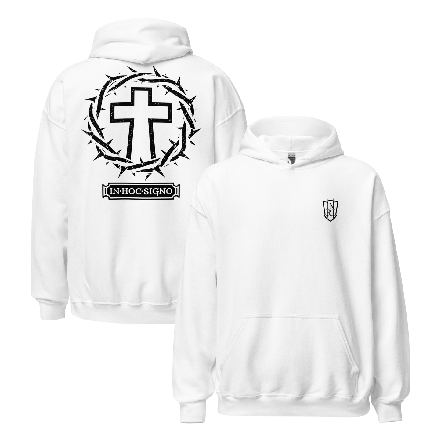 In Hoc Signo, In This Sign You Will Conquer Constantine Quote Hoodie - Inken Image