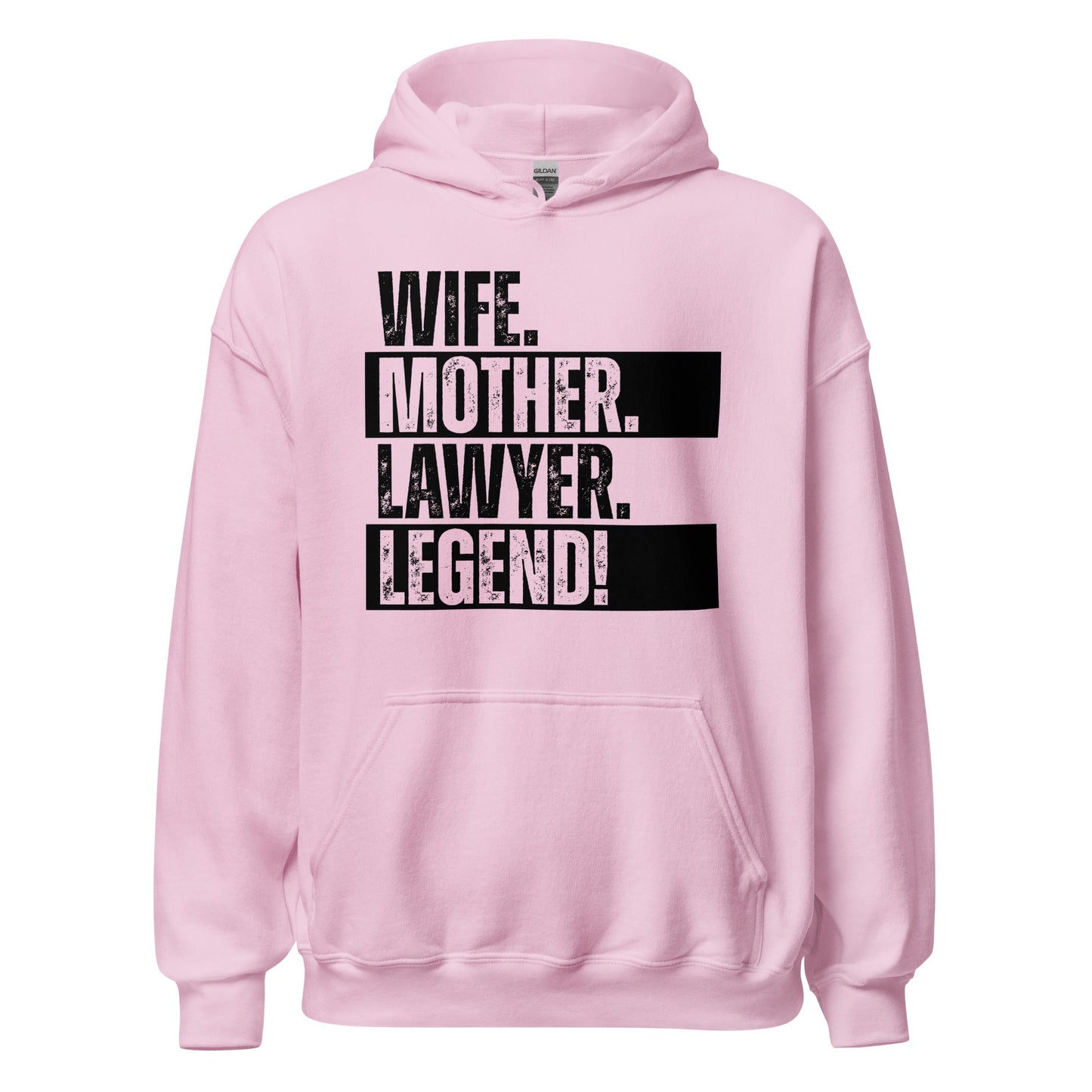 Lawyer Mom Hoodie Legendary Wife Shirt Courtroom Humor Sweatshirt - Inken Image