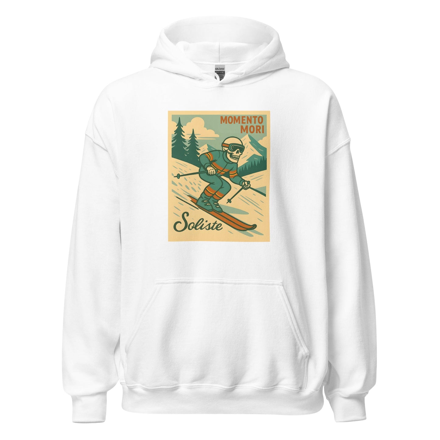 Momento Mori Ski Trip Retro Hoodie - Inken Image