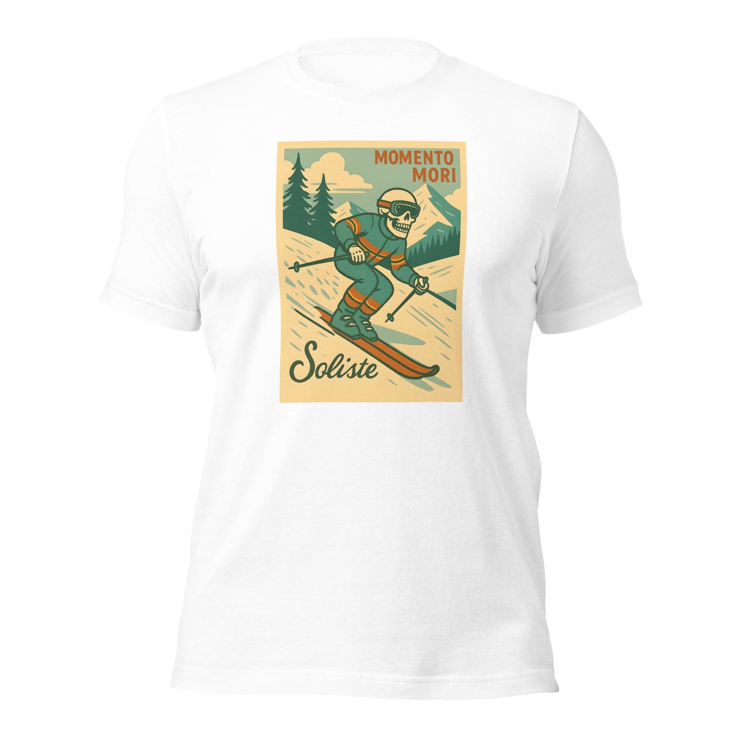 Momento Mori Ski Trip Retro T-shirt - Inken Image