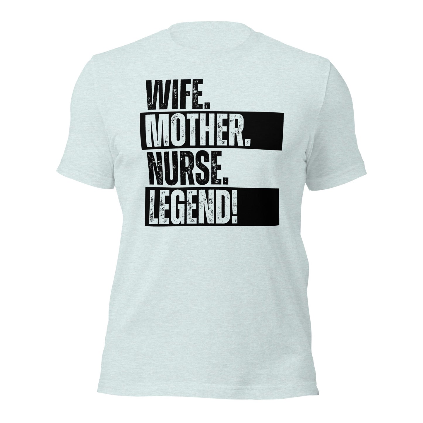Nurse Mom T-Shirt RN Legend Wife Tee Funny Healthcare Life - Inken Image