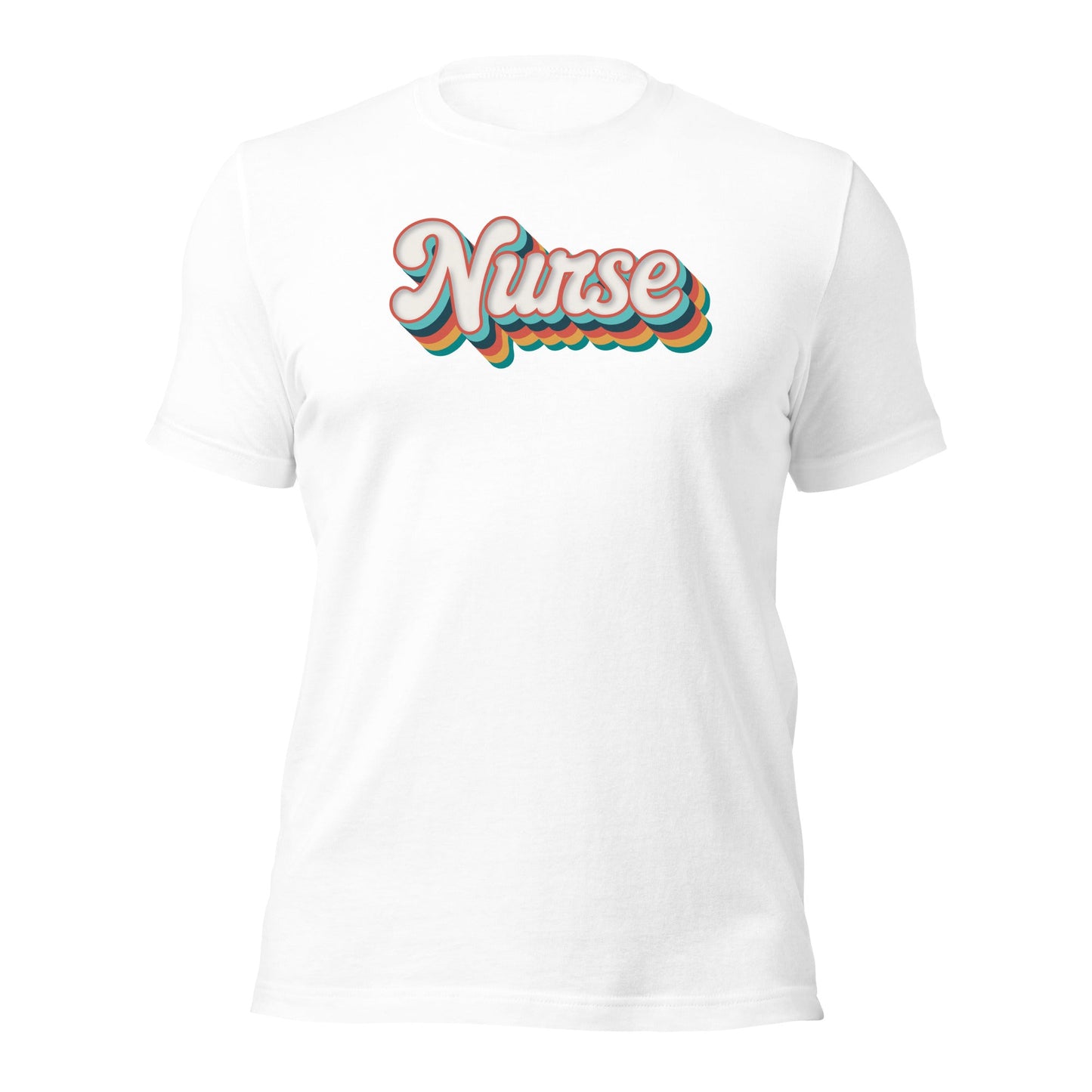 Retro Nurse Shirt Fun Groovy Medical Student Tee - Inken Image