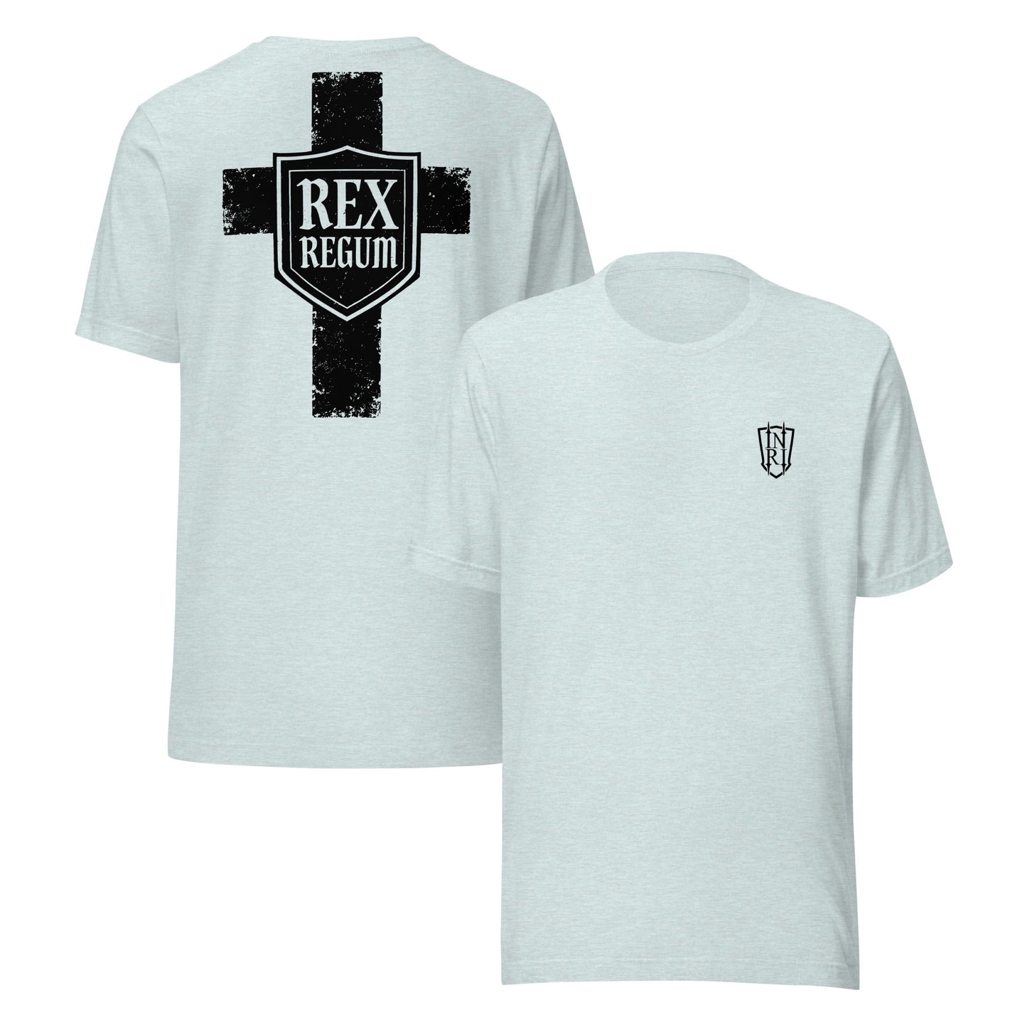 Rex Regum, King Of Kings, Cross Graphic T-shirt - Inken Image