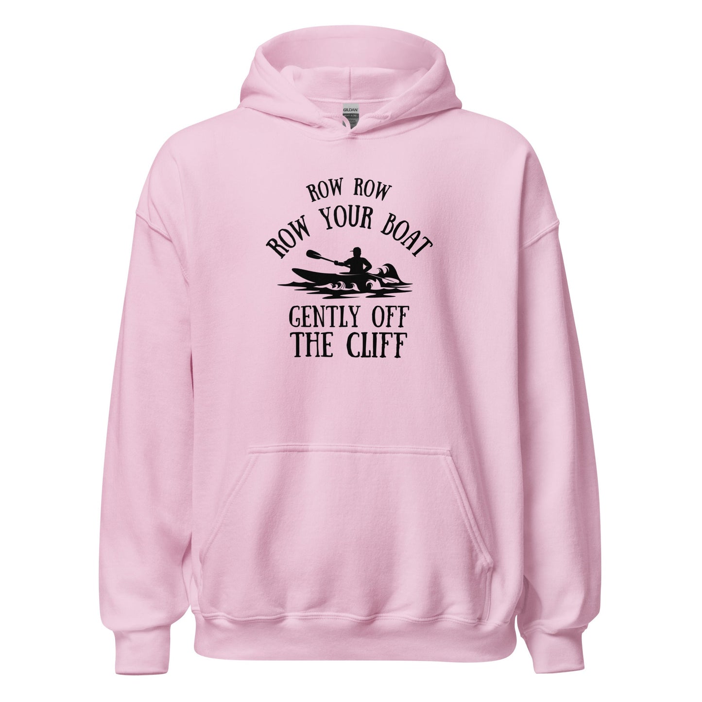 Row Row Row Your Boat Retro Kayaking Hoodie - Inken Image