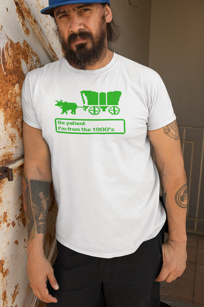 Be Patient I’m From the 1900’s Retro Oregon Trail Gamer T-Shirt