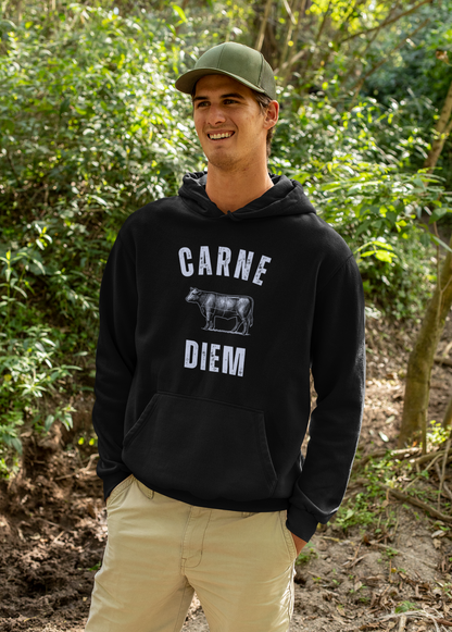 Carne Diem Grill Masters Vintage Butcher Chart Hoodie
