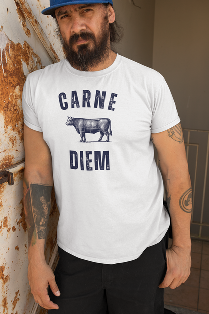 Carne Diem Grill Masters Vintage Butcher Chart T-Shirt