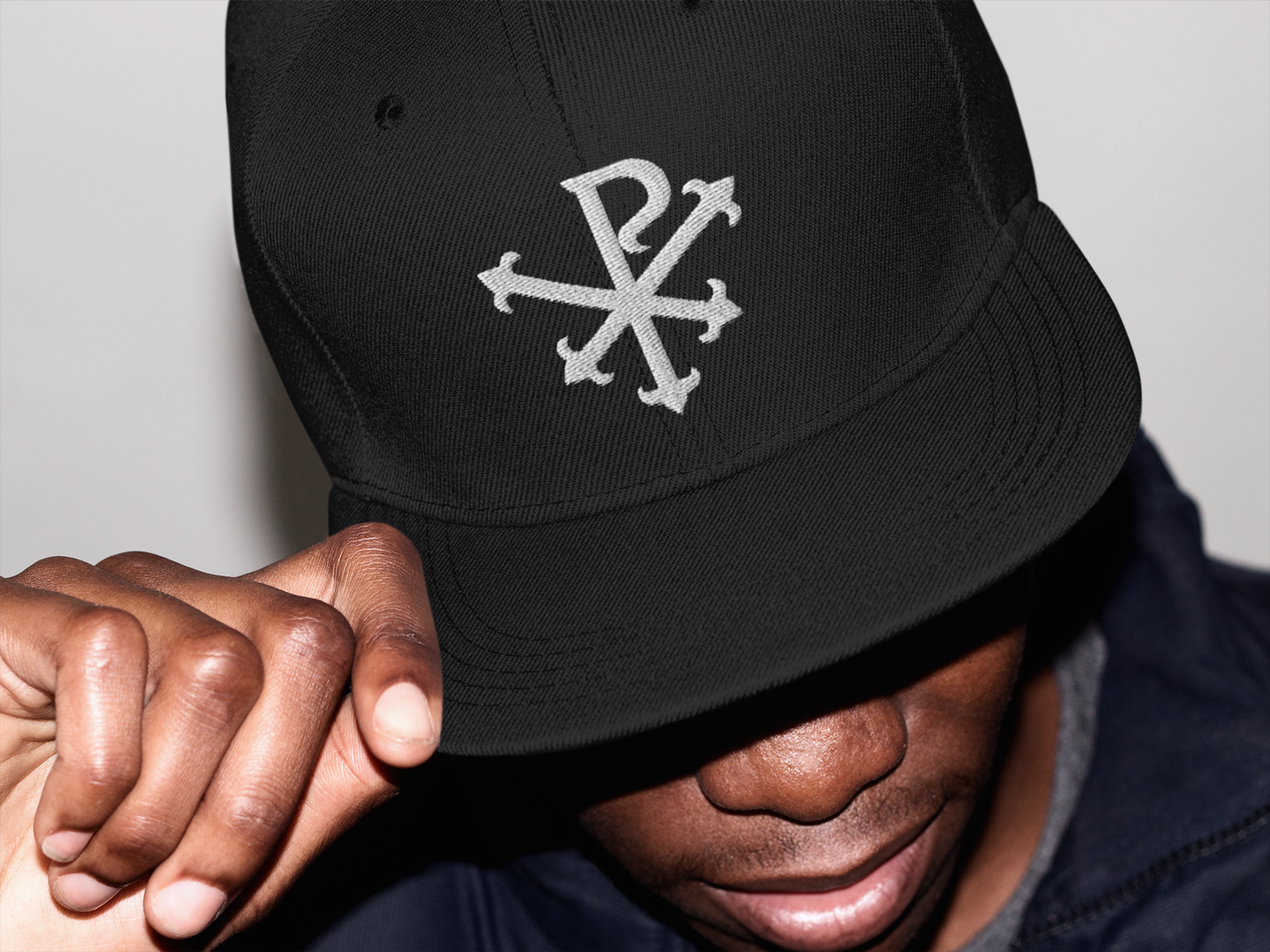 Minimal XP "Chi Rho" With Flourish Snapback