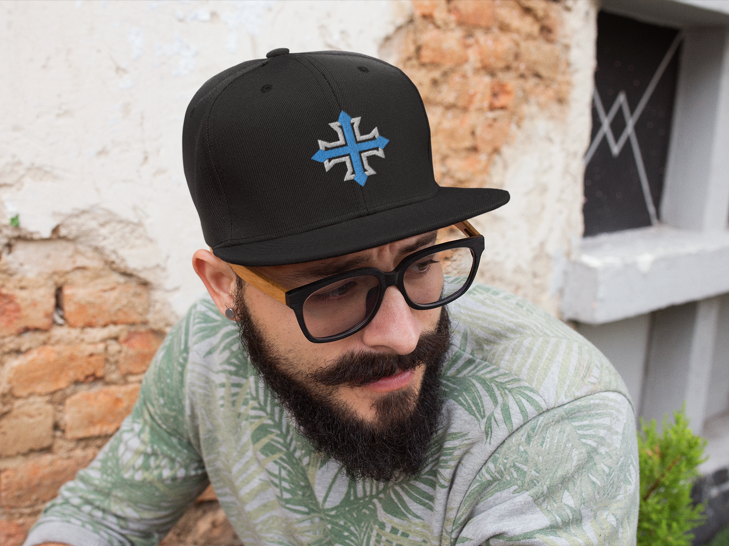 Minimalist Coptic Cross Snapback