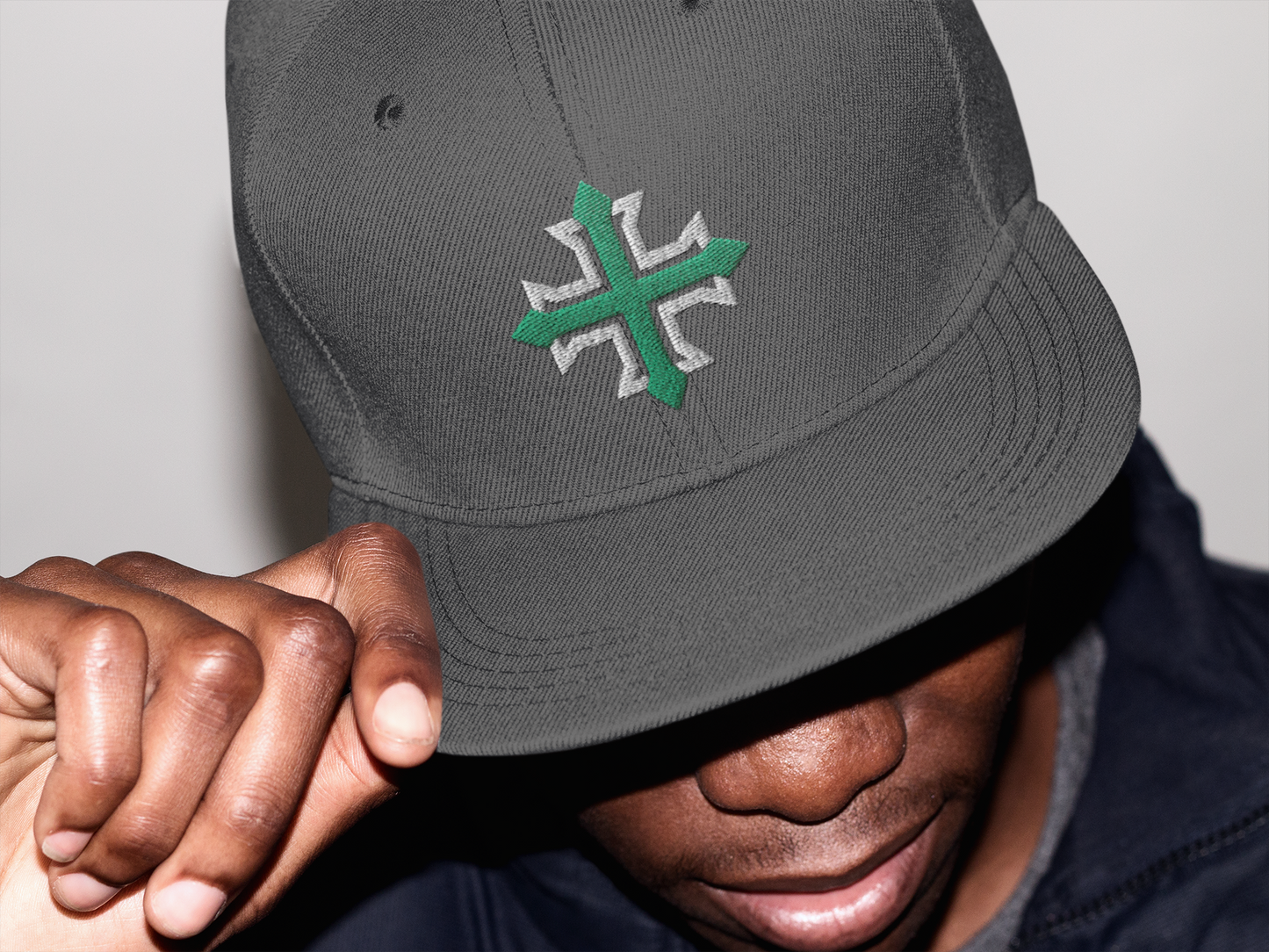 Minimalist Coptic Cross Snapback
