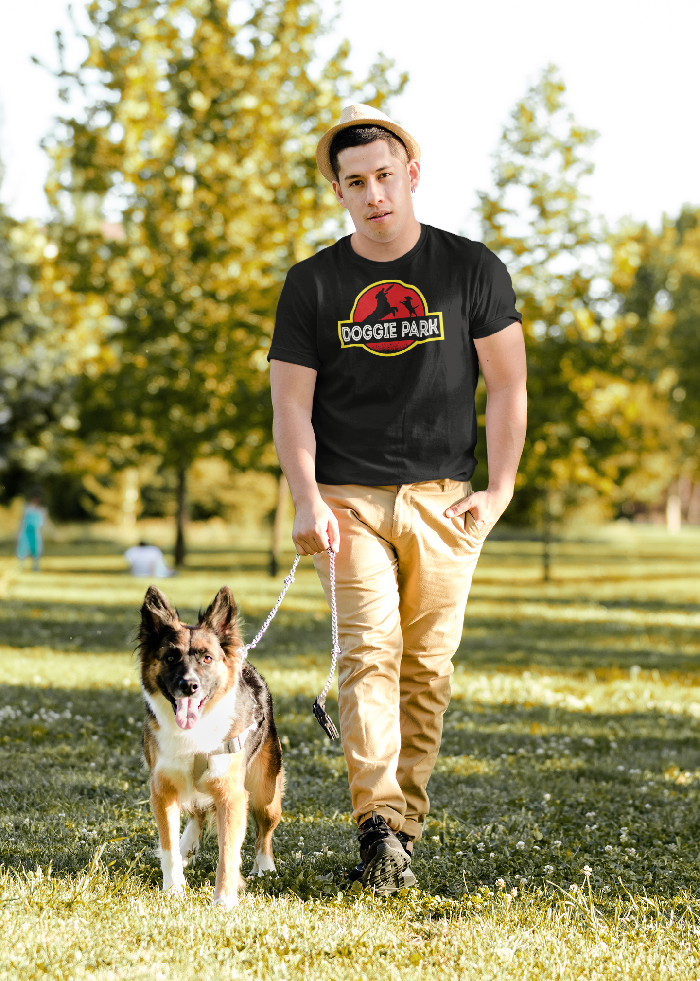 Doggie Park Jurassic Parody Pet Parent T-Shirt