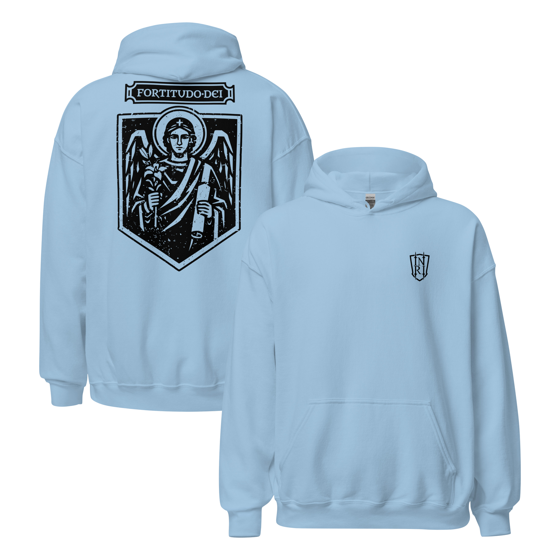 Fortitudo Dei - Power of God Icon Graphic Hoodie - Inken Image
