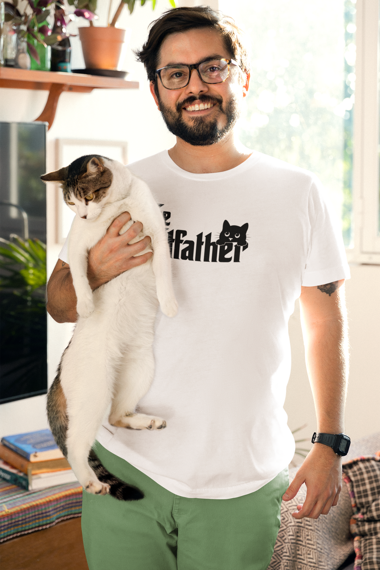 The Catfather Parody Cat Dad T-Shirt