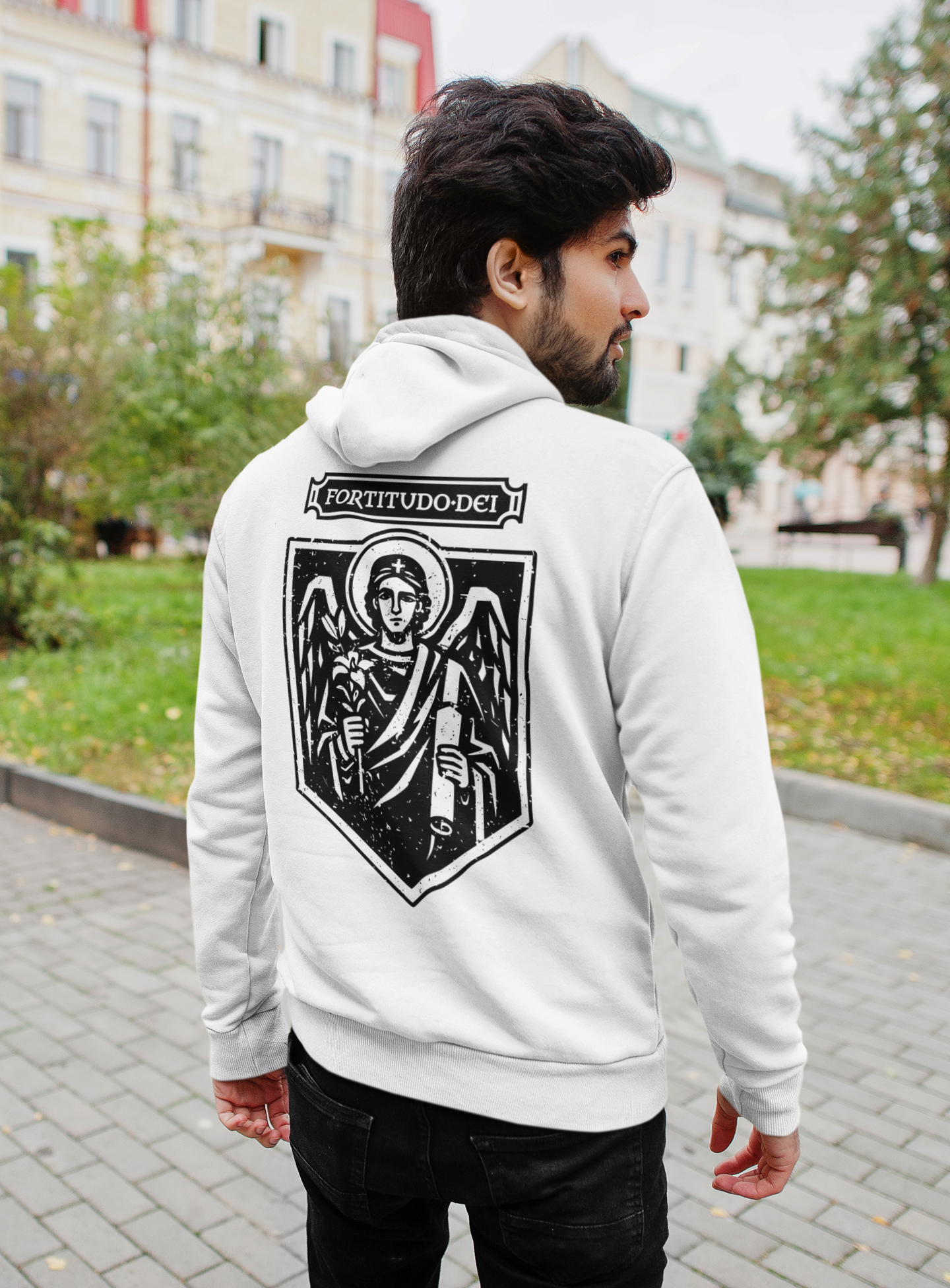 Fortitudo Dei - Power of God Icon Graphic Hoodie - Inken Image