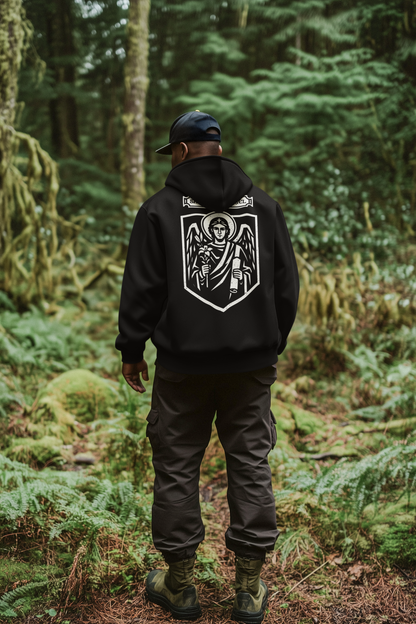 Sanctus Gabriel - Archangel Gabriel Icon Graphic Hoodie - Inken Image