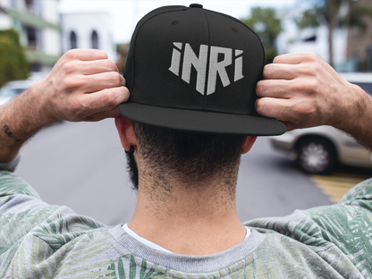 INRI Sacred Name Crest 3D Puff Embroidered Snapback