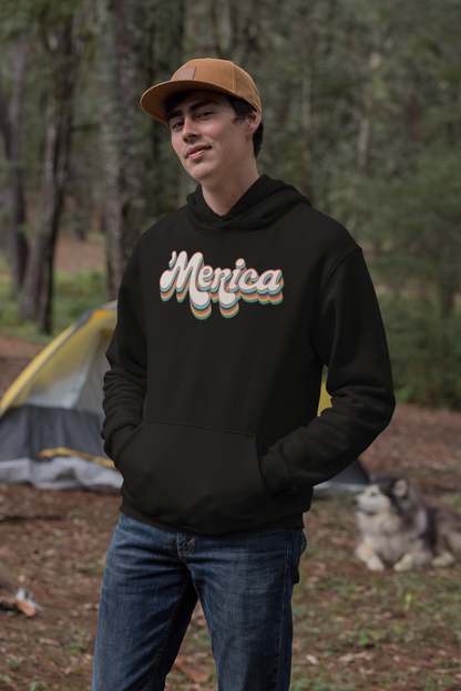’Merica Retro Typography Hoodie
