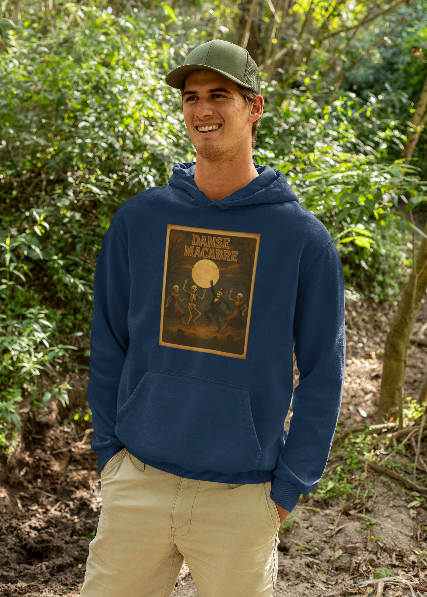 Danse Macabre Spooky Retro Hoodie