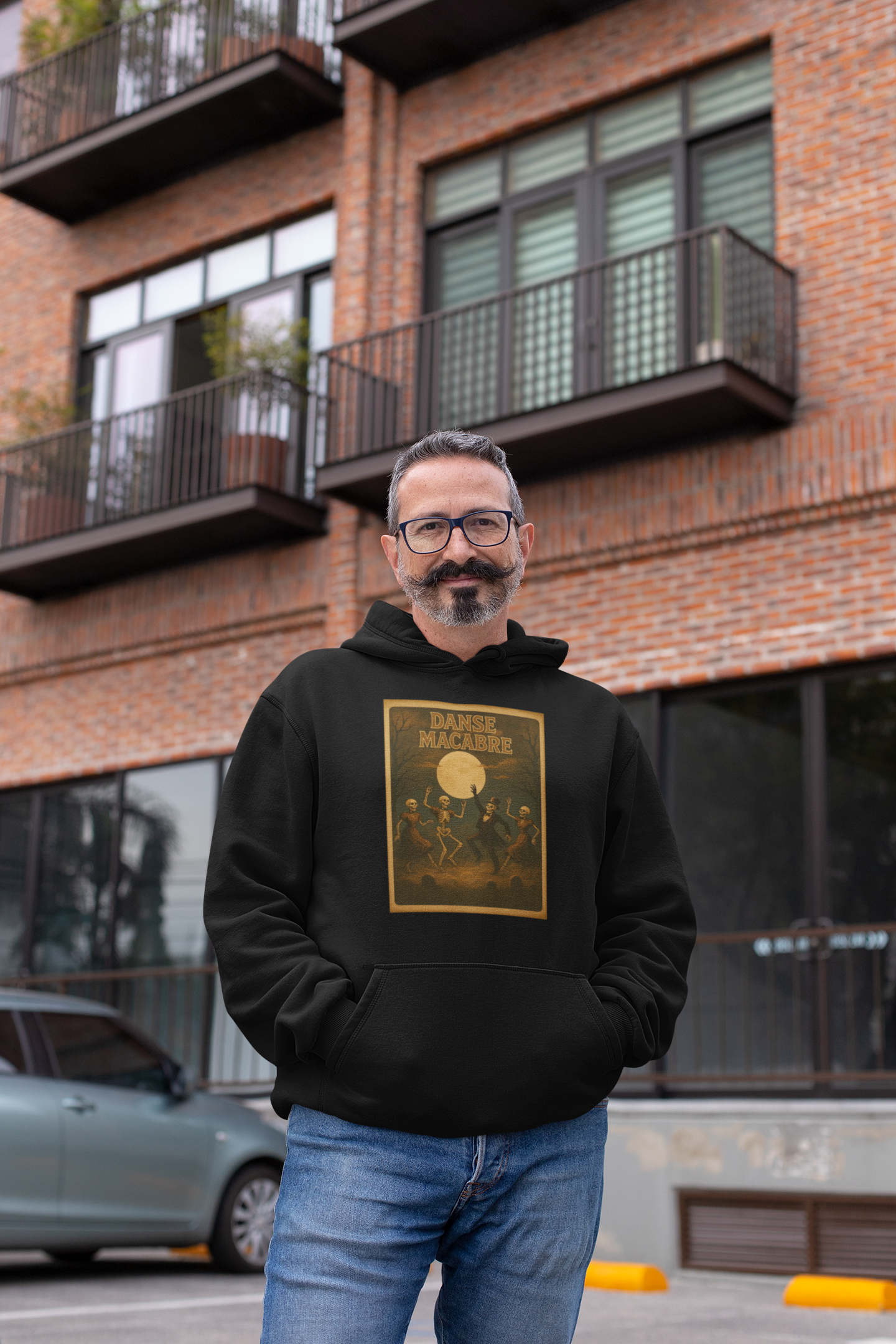 Danse Macabre Spooky Retro Hoodie