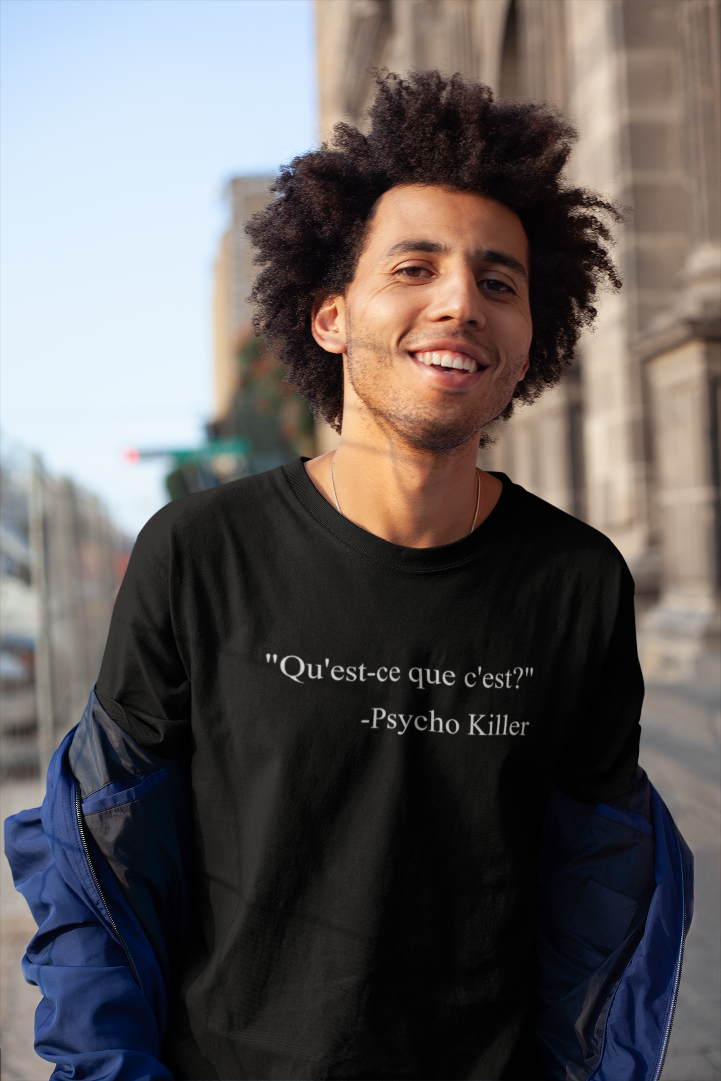 “Psycho Killer : Qu’est-ce que c’est” Lyric Parody T-Shirt