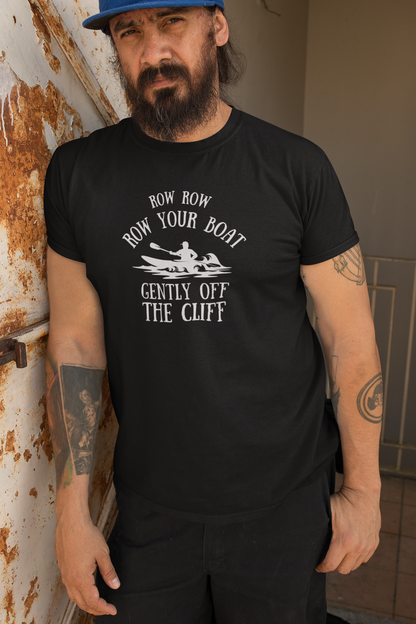 Row Row Row Your Boat Retro Kayaking T-Shirt