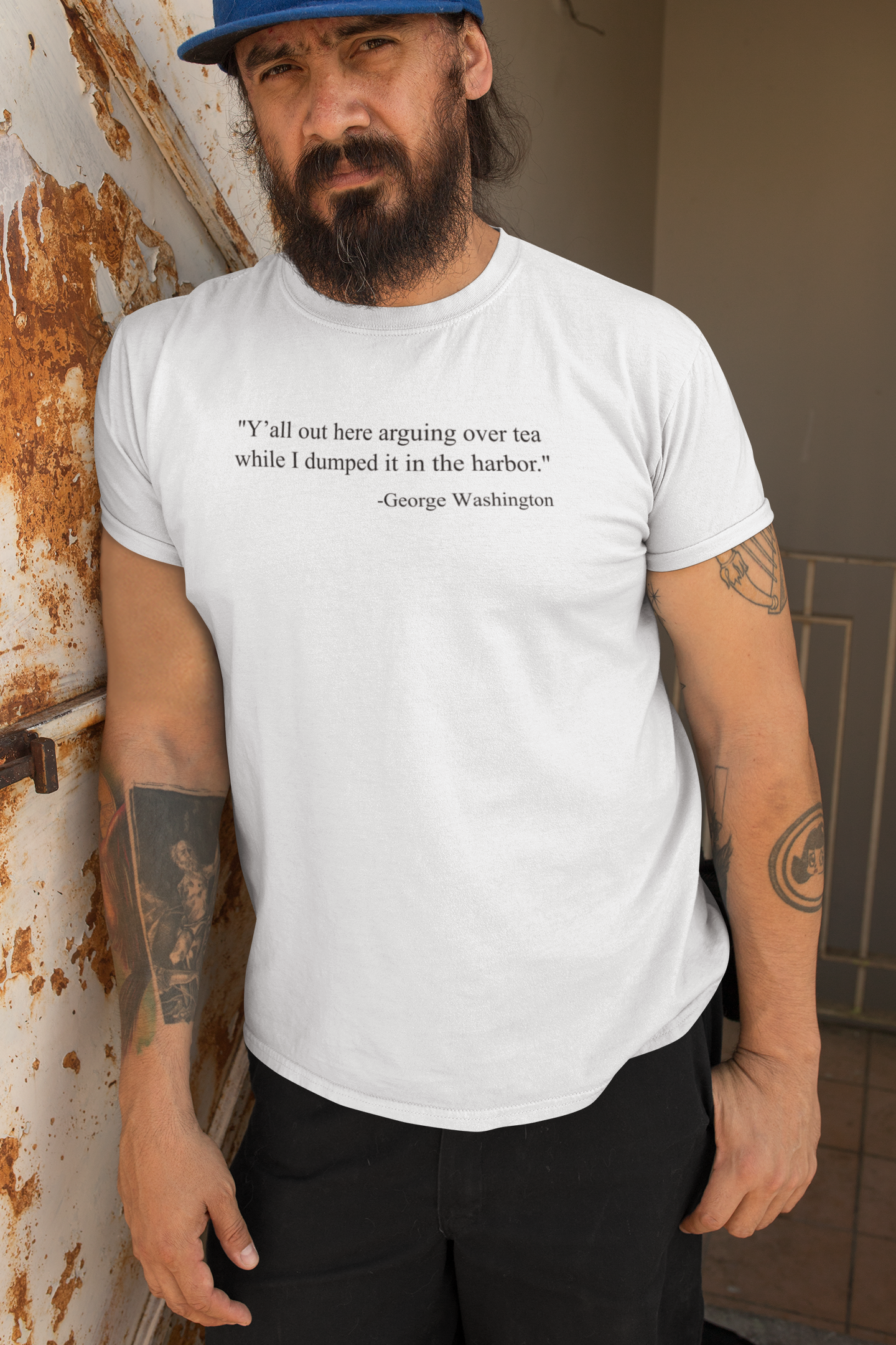 Tea Party George Washington Quote Parody T-Shirt