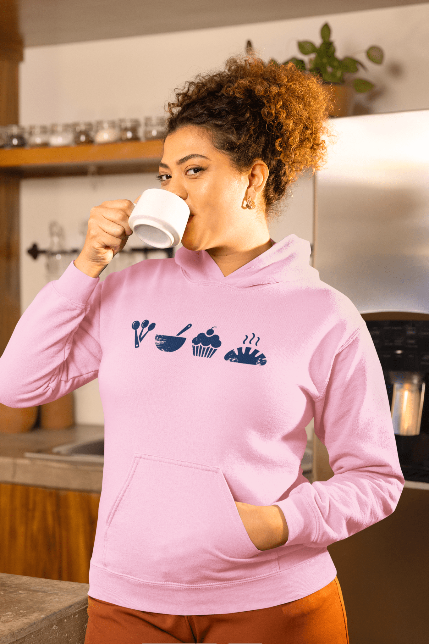 A Day Well Spent Baking Hoodie - Inken Image