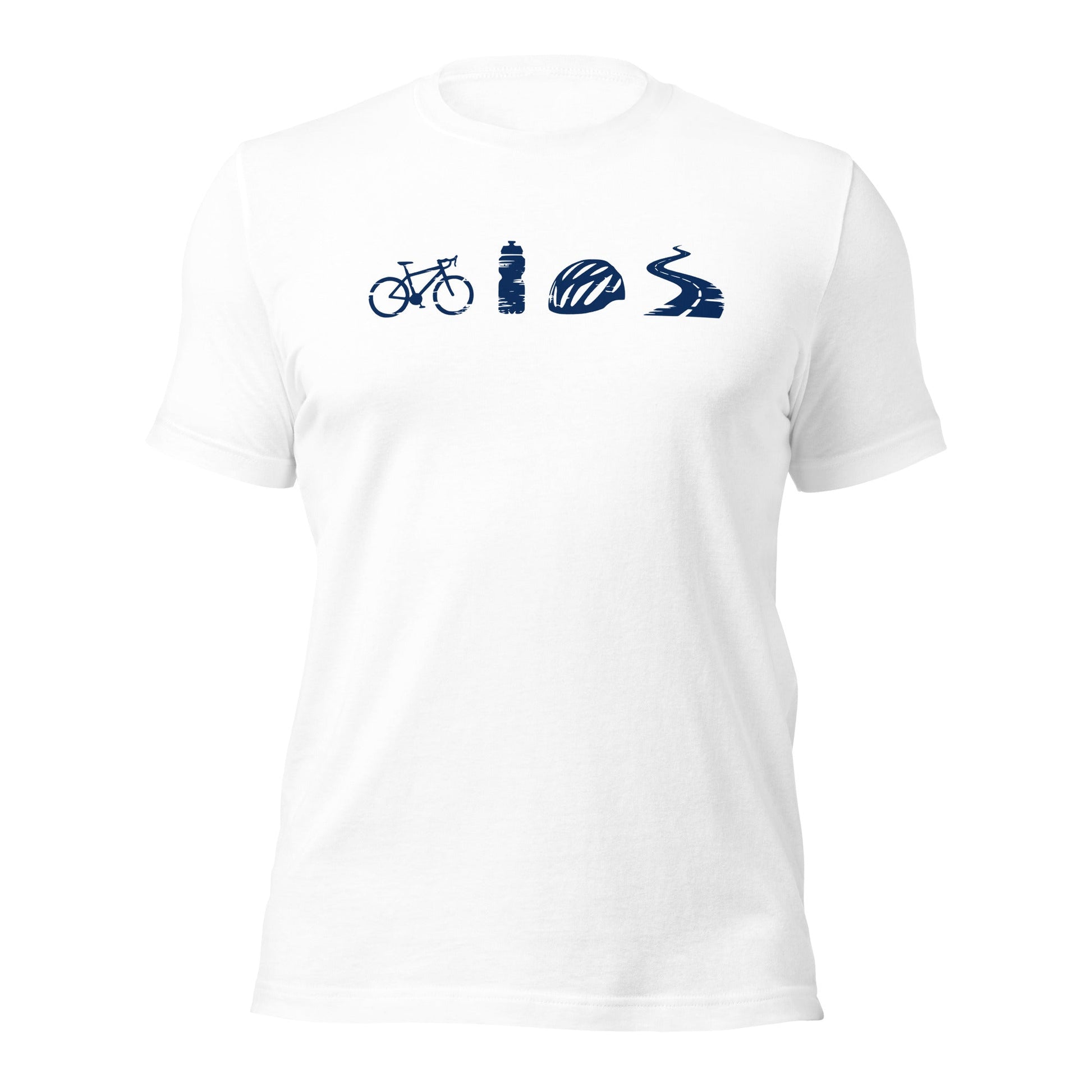 A Day Well Spent Biking, Cyclist Graphic T-shirt - Inken Image