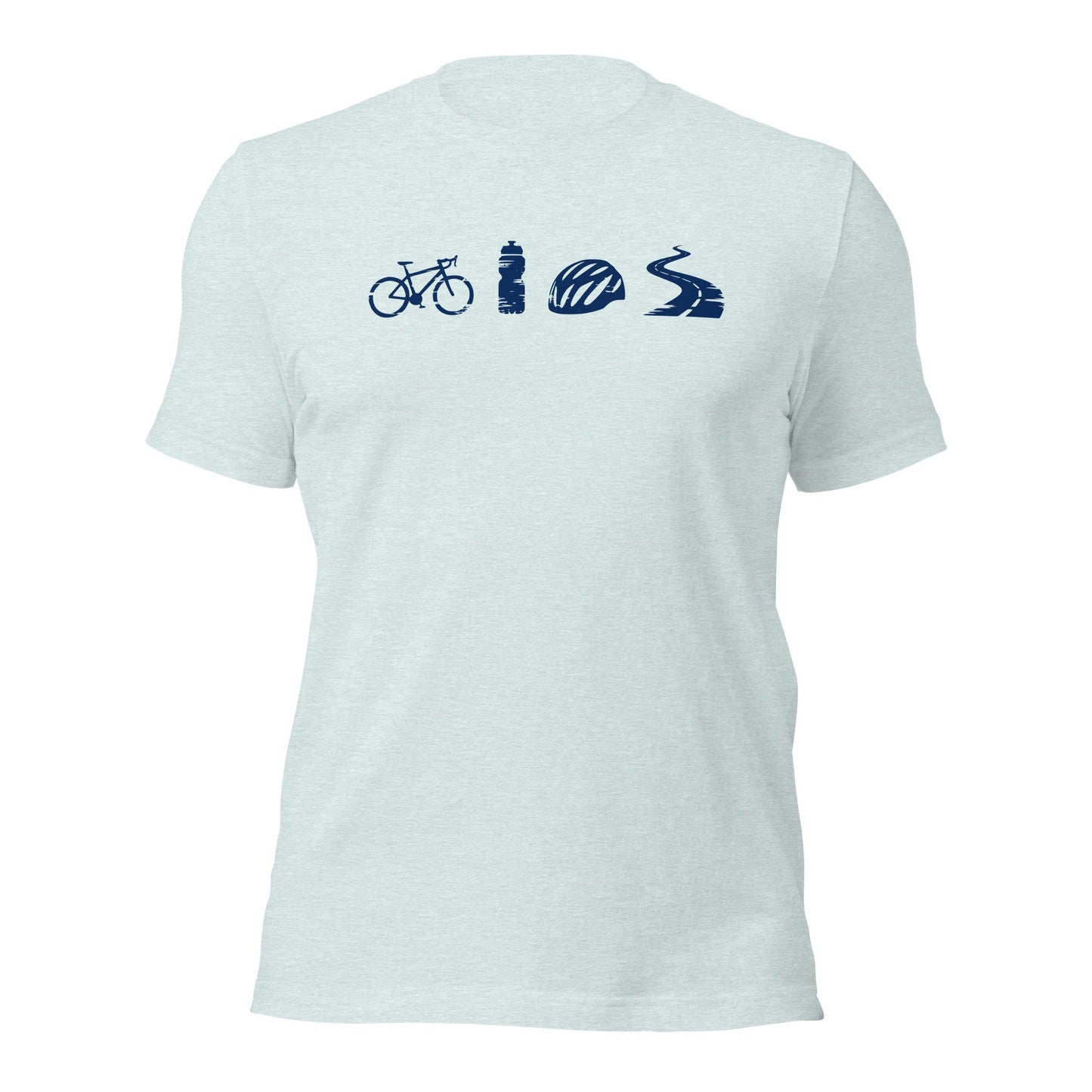 A Day Well Spent Biking, Cyclist Graphic T-shirt - Inken Image