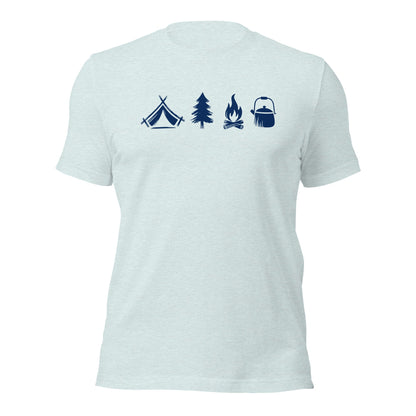 A Day Well Spent Camping, Outdoorsman Graphic T-shirt - Inken Image