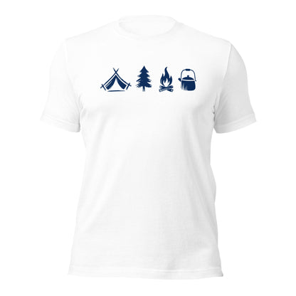 A Day Well Spent Camping, Outdoorsman Graphic T-shirt - Inken Image