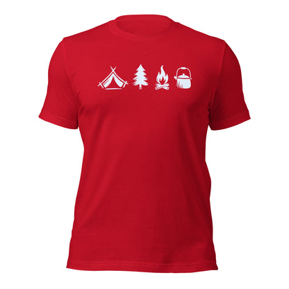 A Day Well Spent Camping, Outdoorsman Graphic T-shirt - Inken Image