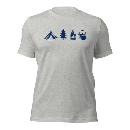 A Day Well Spent Camping, Outdoorsman Graphic T-shirt - Inken Image