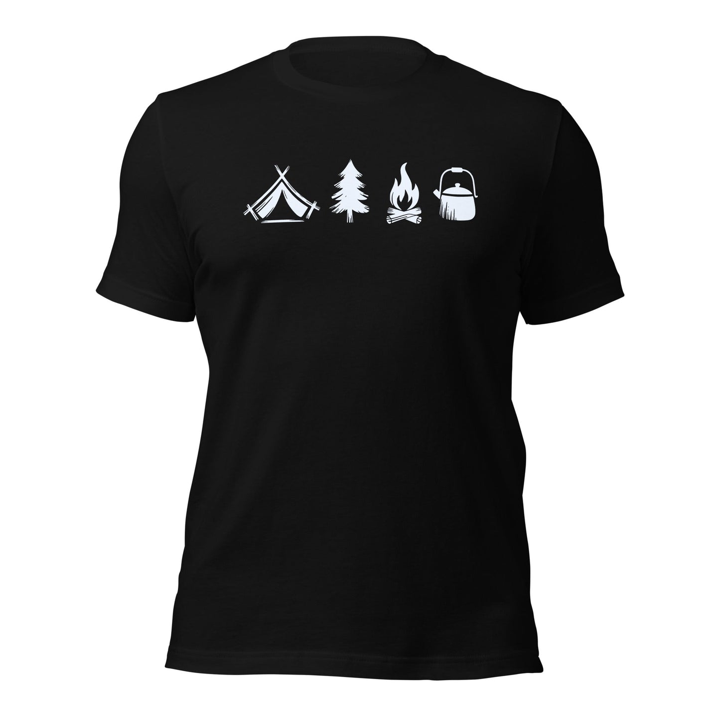 A Day Well Spent Camping, Outdoorsman Graphic T-shirt - Inken Image