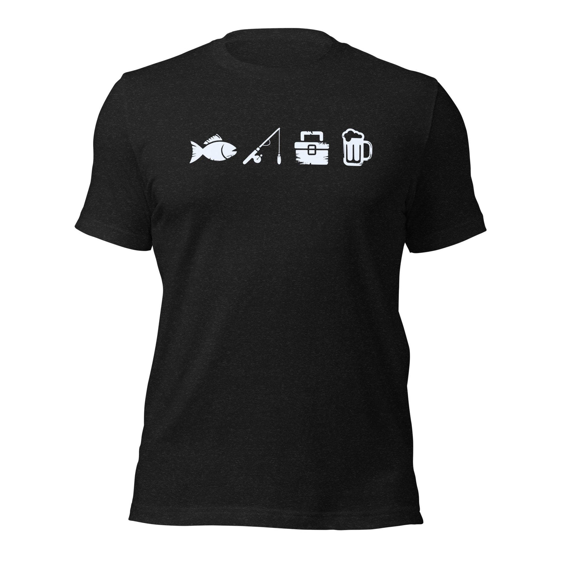 A Day Well Spent Fishing, Angler and Fisherman Graphic T-Shirt - Inken Image