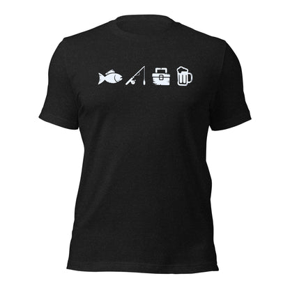 A Day Well Spent Fishing, Angler and Fisherman Graphic T-Shirt - Inken Image
