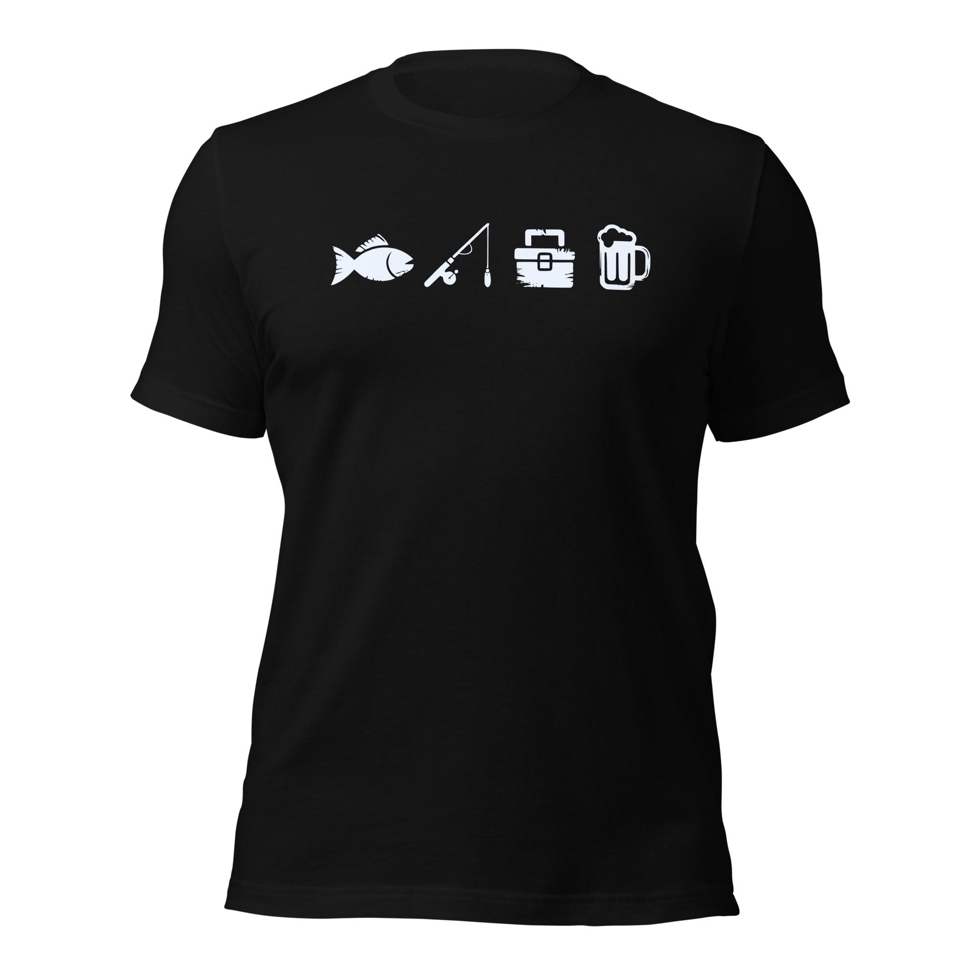 A Day Well Spent Fishing, Angler and Fisherman Graphic T-Shirt - Inken Image