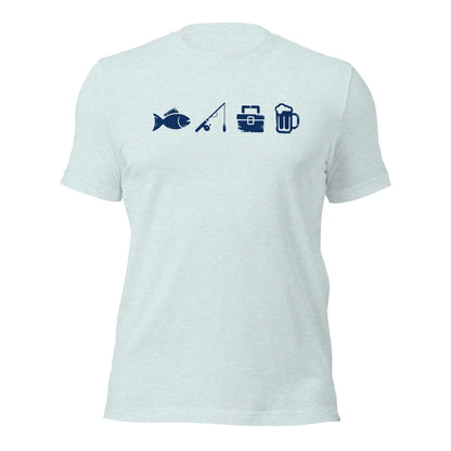 A Day Well Spent Fishing, Angler and Fisherman Graphic T-Shirt - Inken Image