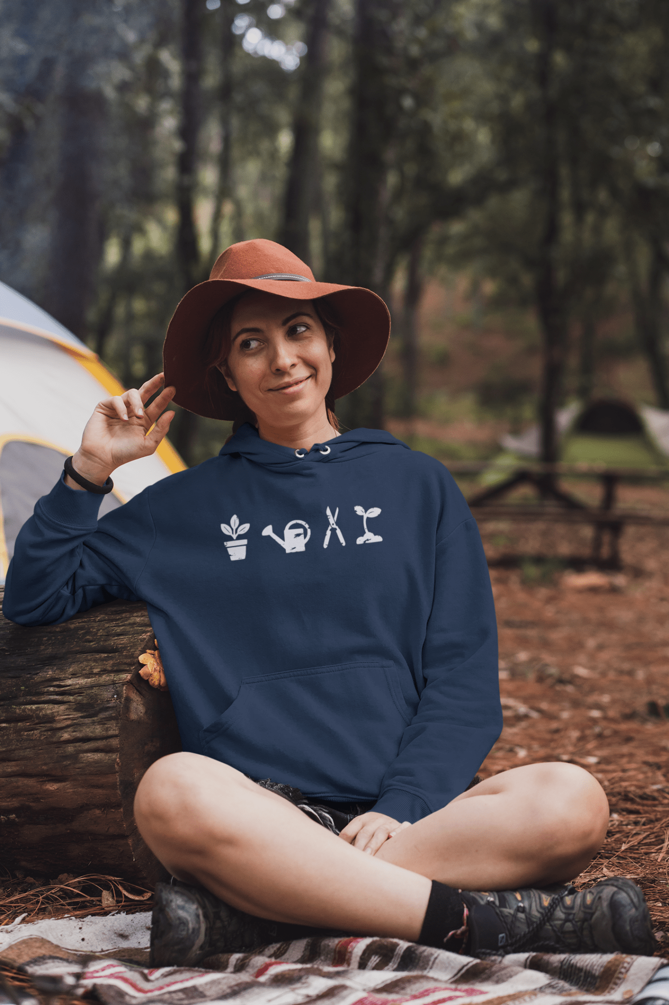 A Day Well Spent Gardening Hoodie - Inken Image