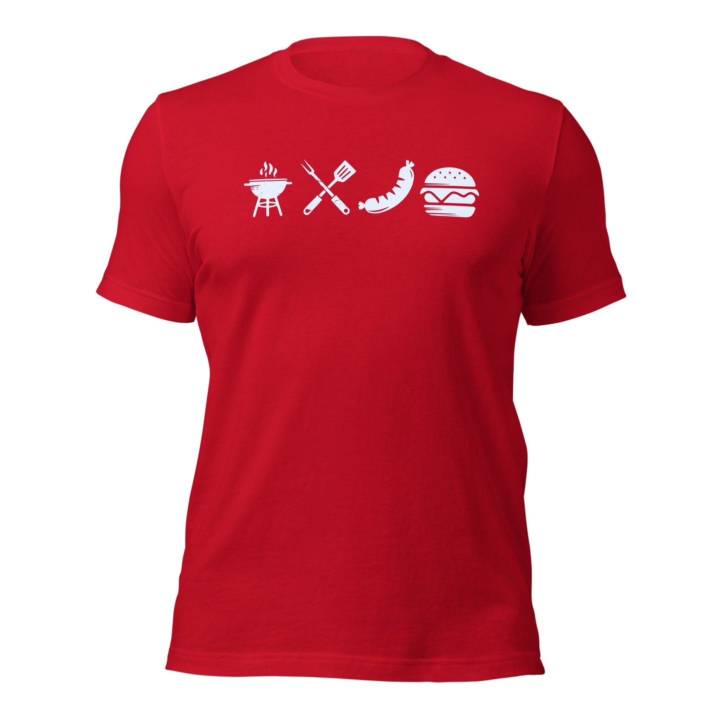 A Day Well Spent Grilling, BBQ Graphic T-Shirt - Inken Image
