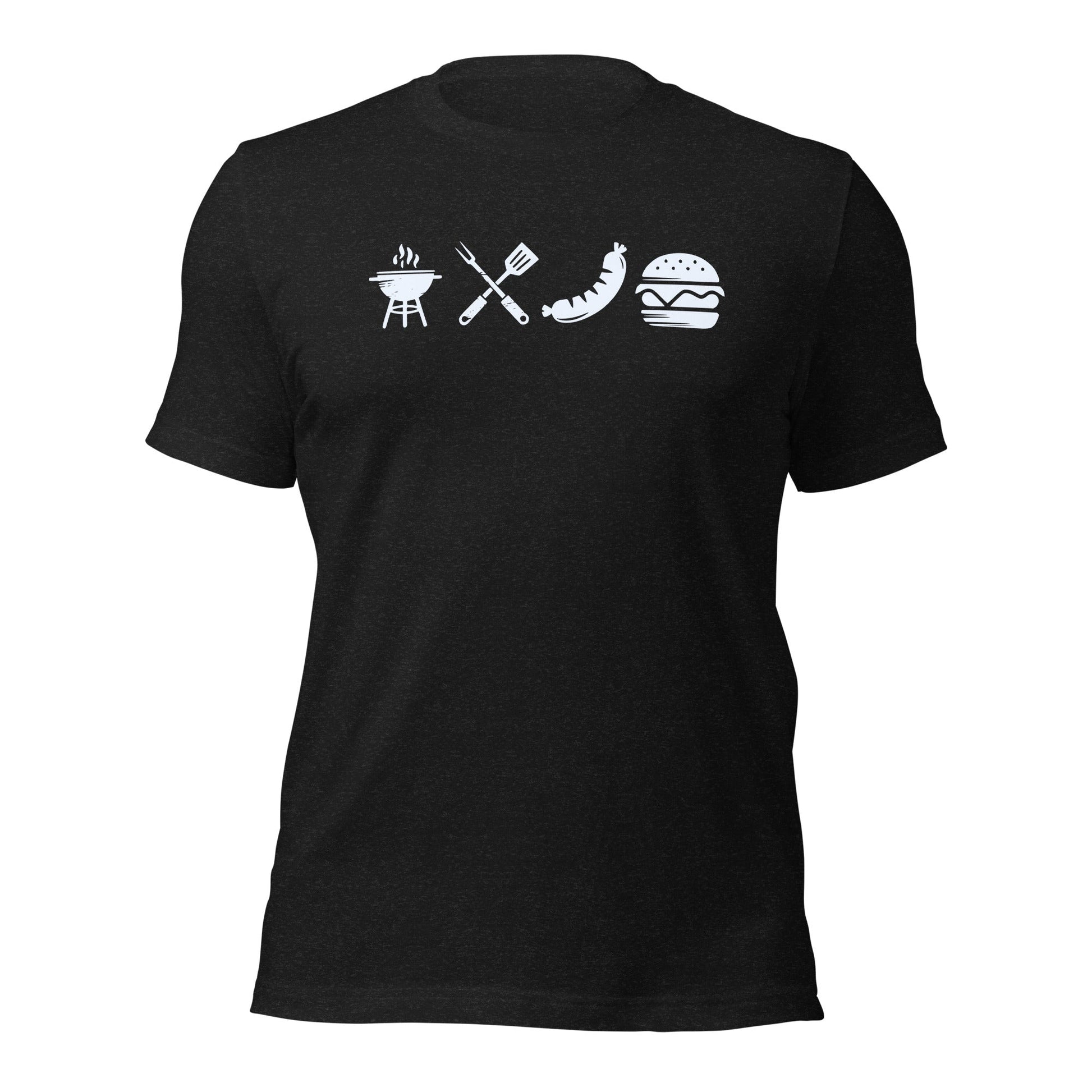 A Day Well Spent Grilling, BBQ Graphic T-Shirt - Inken Image