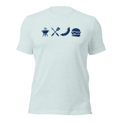 A Day Well Spent Grilling, BBQ Graphic T-Shirt - Inken Image